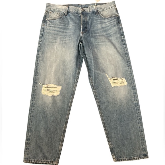 Outerknown S.E.A. Cali Vintage Straight Button Fly Organic Cotton Jeans 32 NWT - Picture 7 of 10